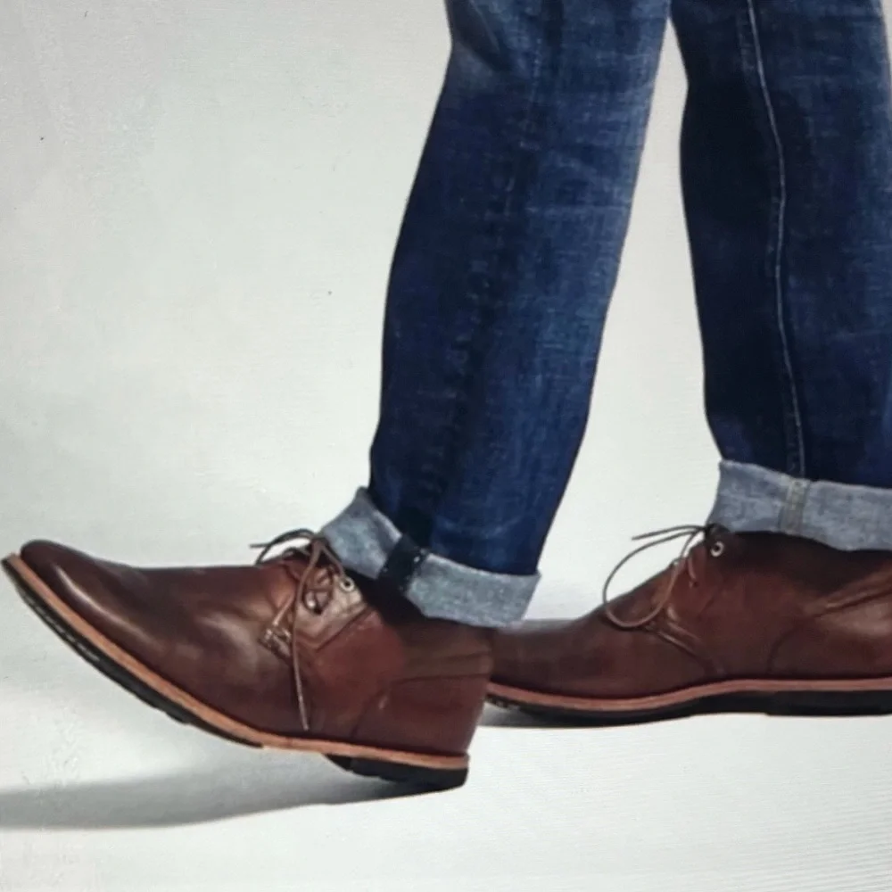 Timberland Boot Company Wodehouse Brown Leather Chukka Boots Size 12